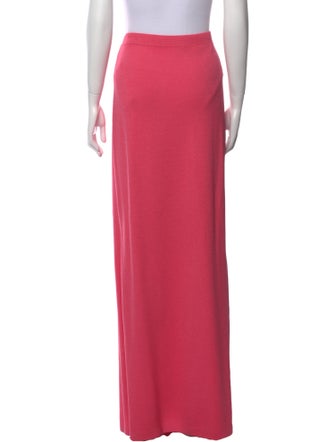 St. John Evening Wool Long Skirt