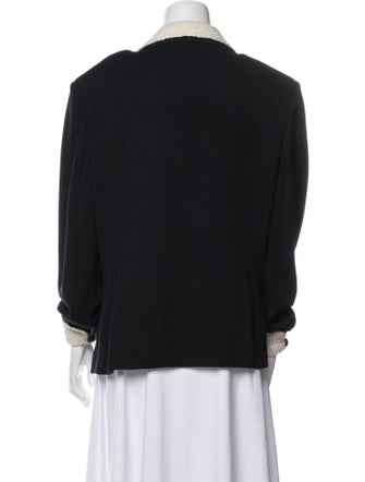 St. John Evening Colorblock Pattern Evening Jacket