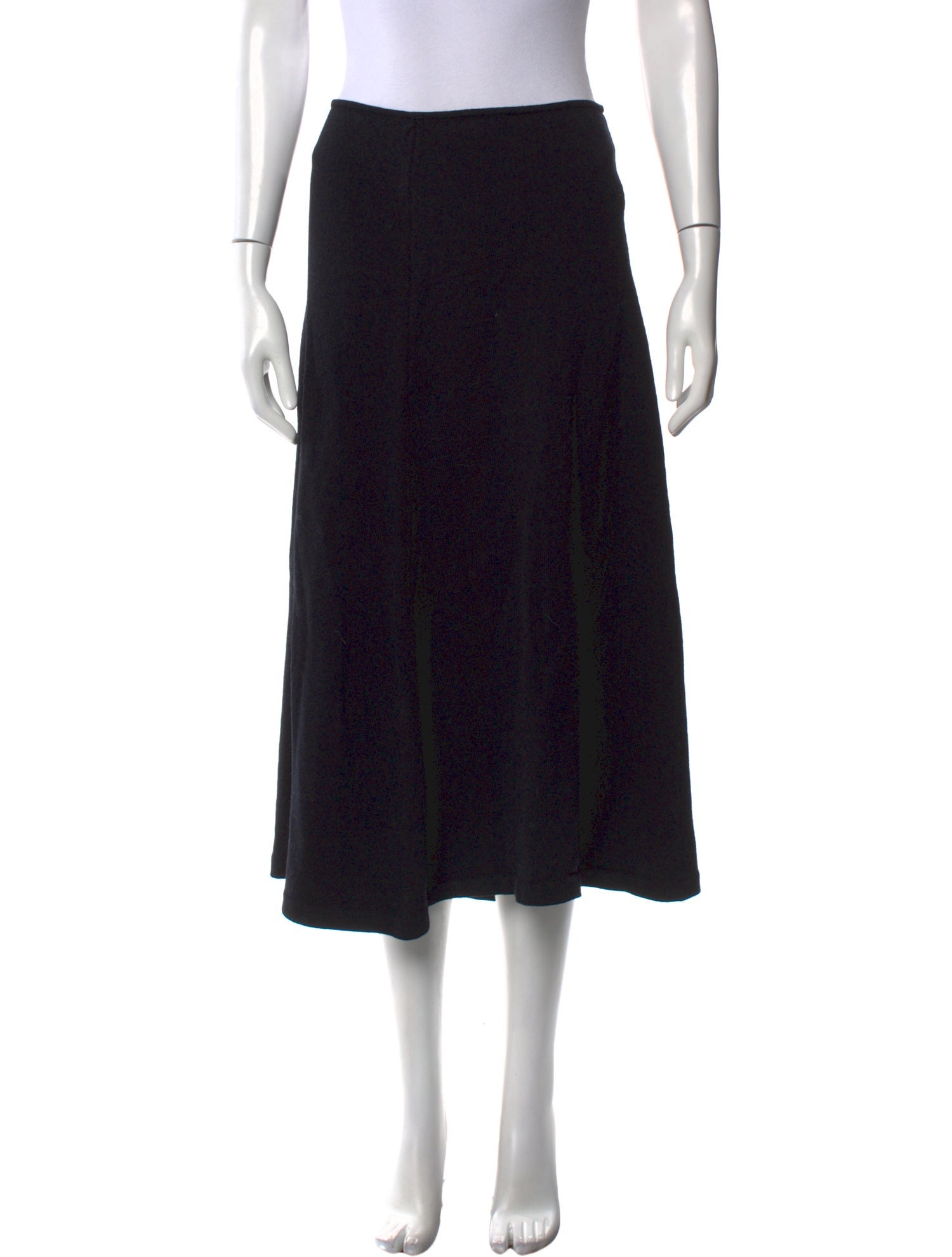 St. John Evening Pleated Accents Midi Length Skirt