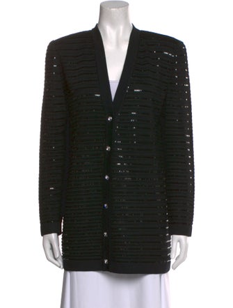 St. John Evening V-Neck Sweater