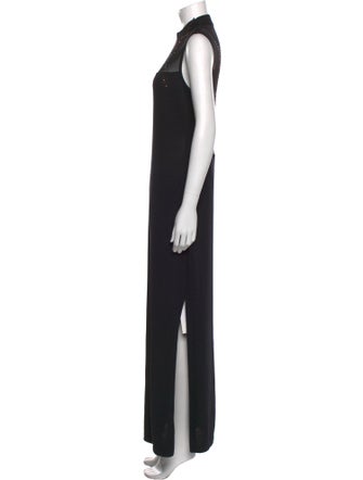 St. John Evening Wool Long Dress