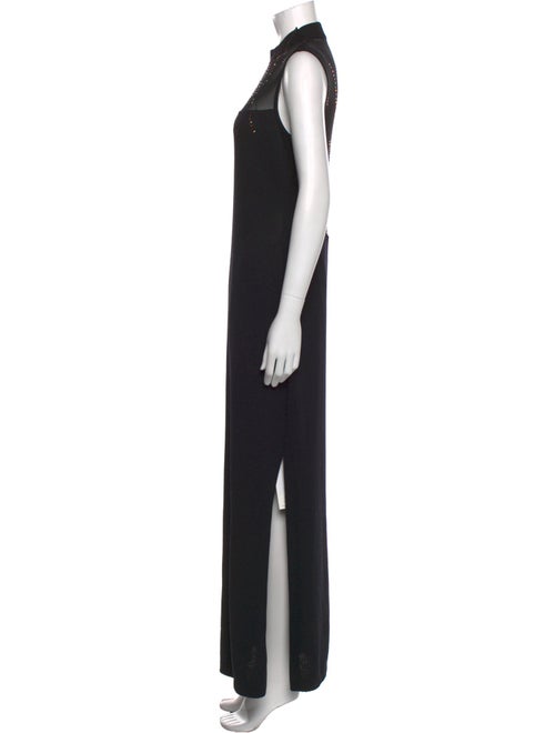 St. John Evening Wool Long Dress