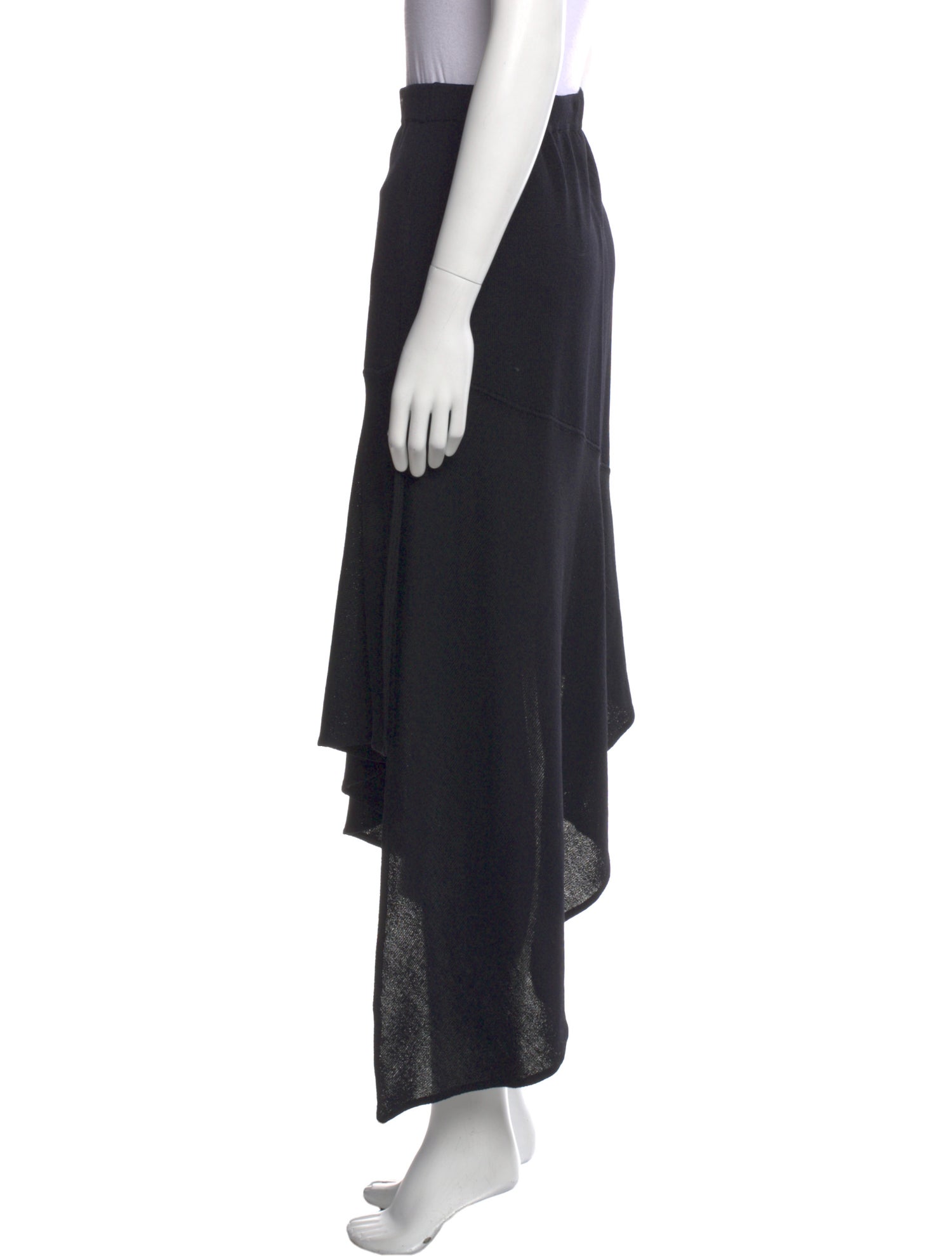 St. John Evening Wool Midi Length Skirt