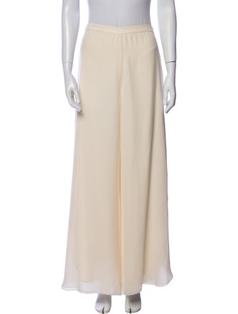 St. John Evening Silk Wide Leg Pants