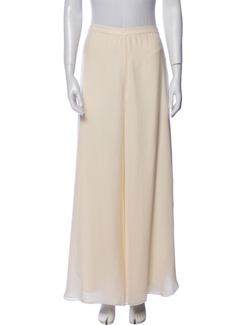 St. John Evening Silk Wide Leg Pants