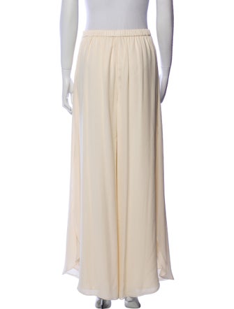 St. John Evening Silk Wide Leg Pants