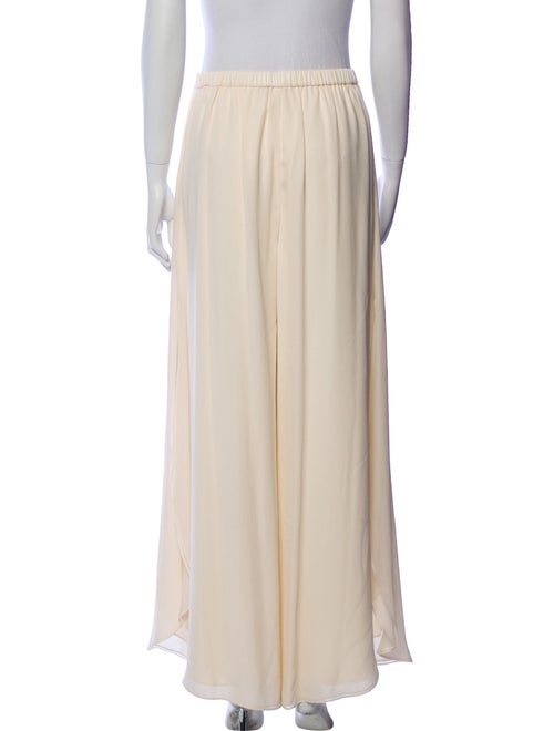 St. John Evening Silk Wide Leg Pants