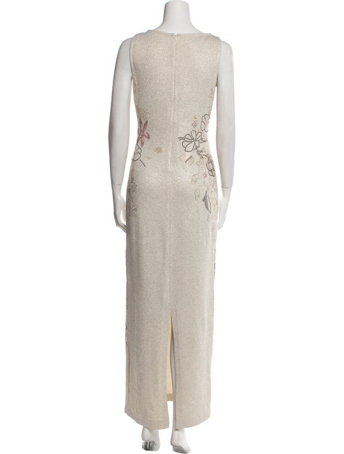 St. John Evening Wool Long Dress