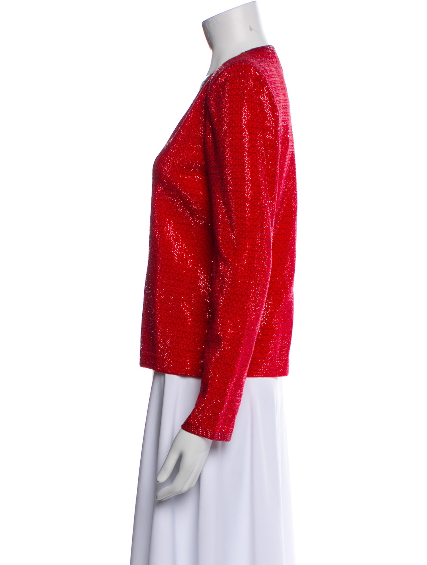 St. John Evening V-Neck Sweater w/ Tags