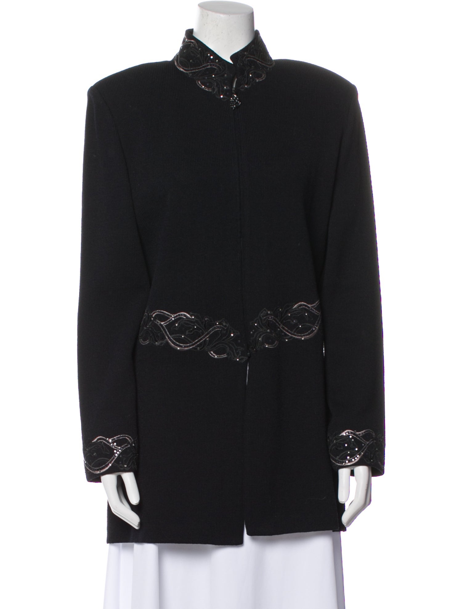 St. John Evening Graphic Print Evening Jacket