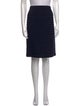 St. John Evening Wool Knee-Length Skirt