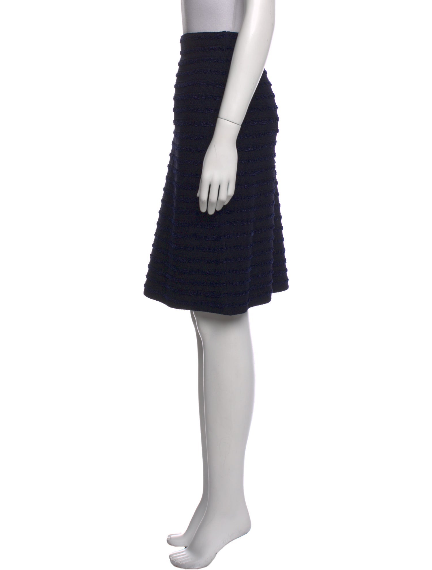 St. John Evening Wool Knee-Length Skirt