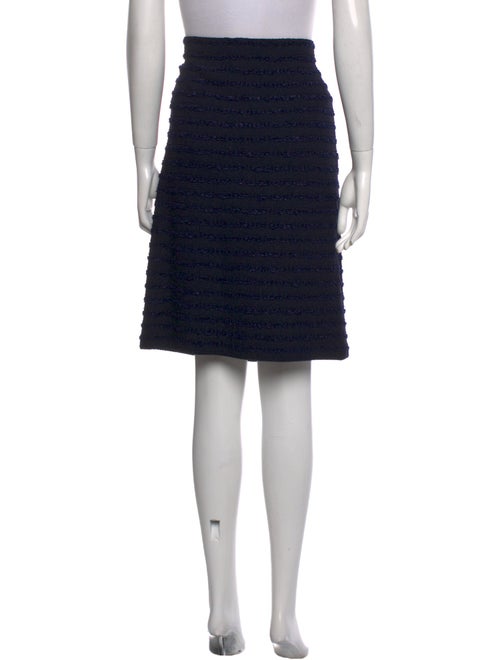 St. John Evening Wool Knee-Length Skirt