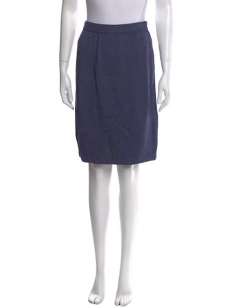 St. John Evening Sequin Embellishments Knee-Length Skirt