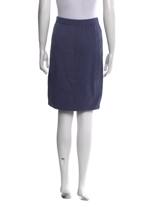 St. John Evening Sequin Embellishments Knee-Length Skirt