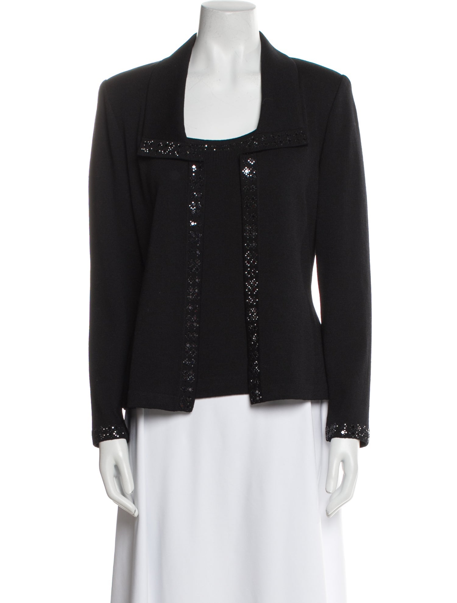 St. John Evening Wool Crystal Embellishments Set