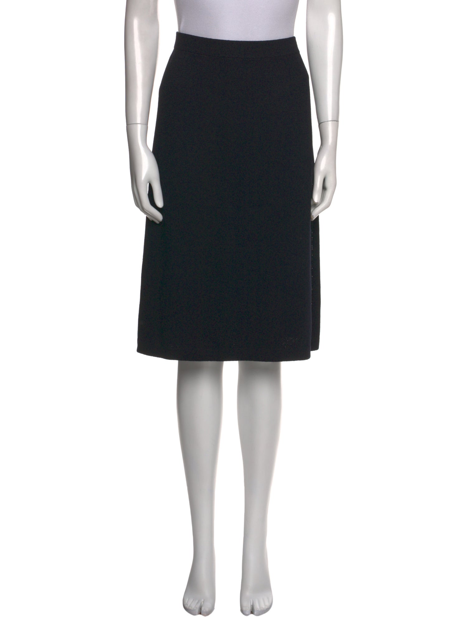 St. John Evening Wool Knee-Length Skirt