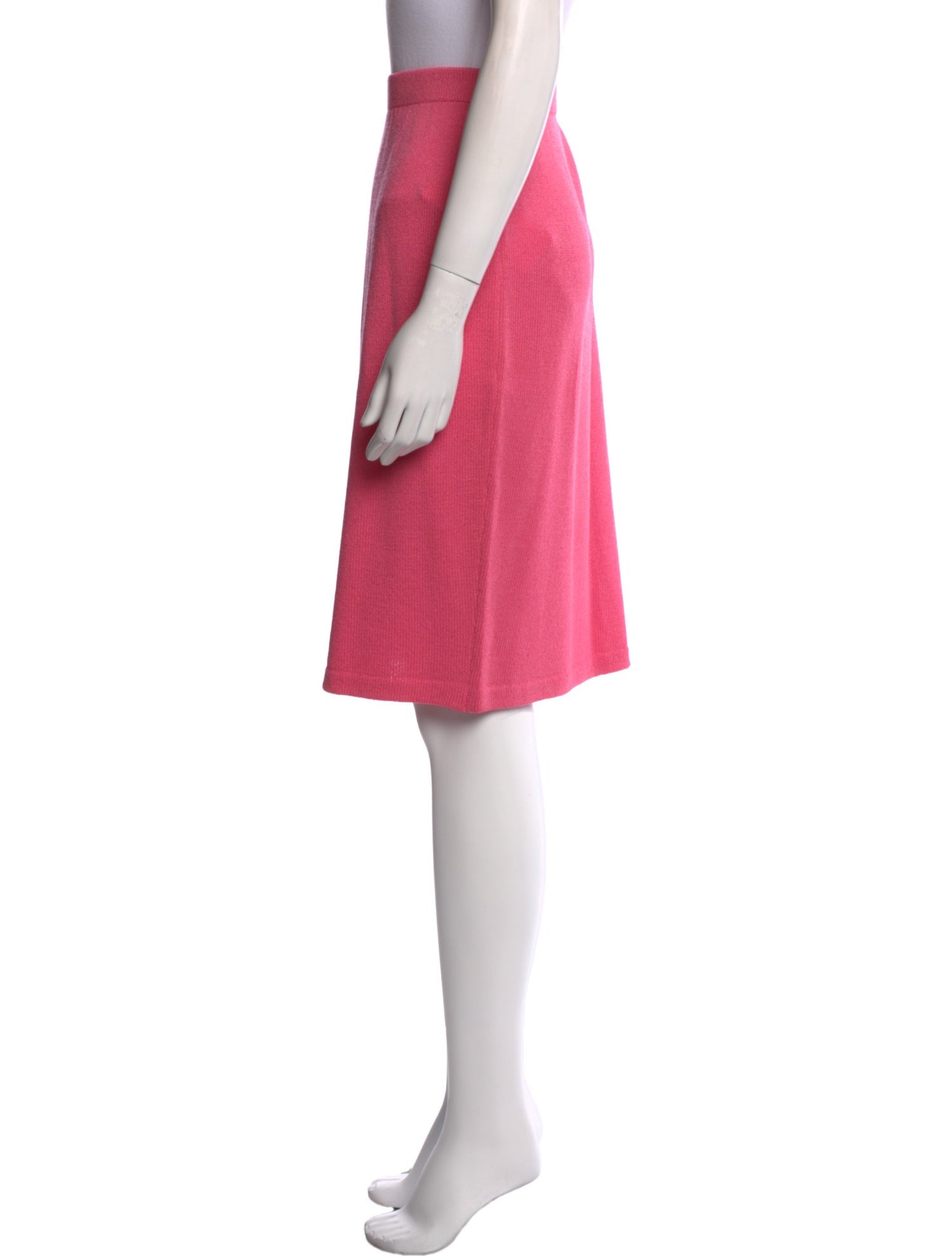 St. John Evening Wool Knee-Length Skirt