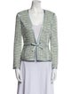 St. John Evening Tweed Pattern Evening Jacket