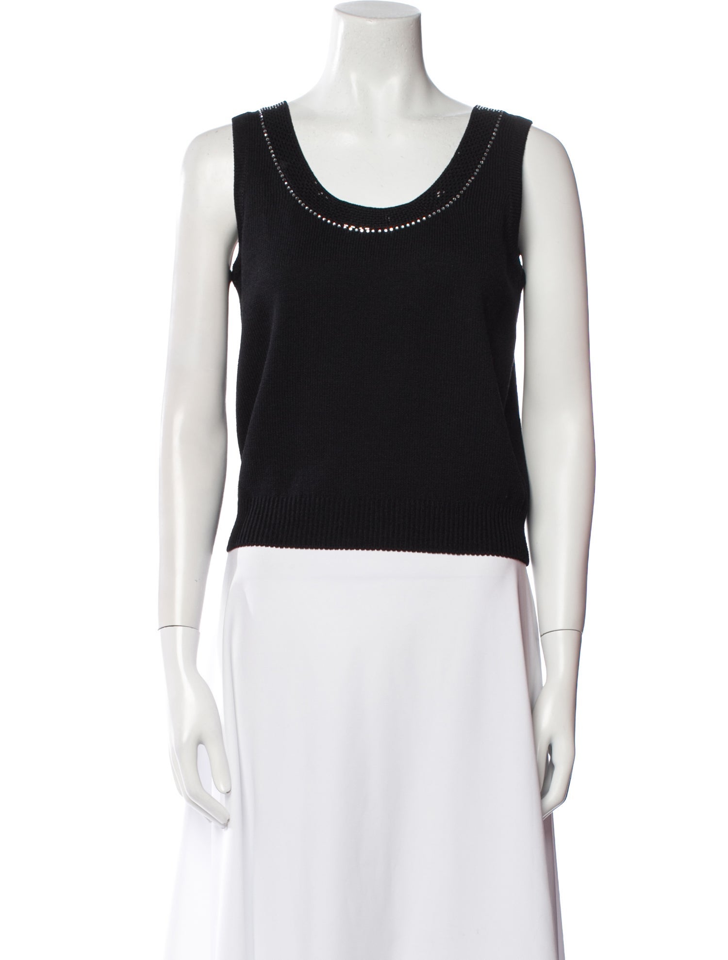 St. John Evening Scoop Neck Sweater