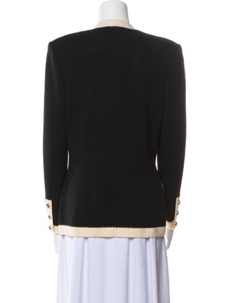 St. John Evening Wool Printed Jacket