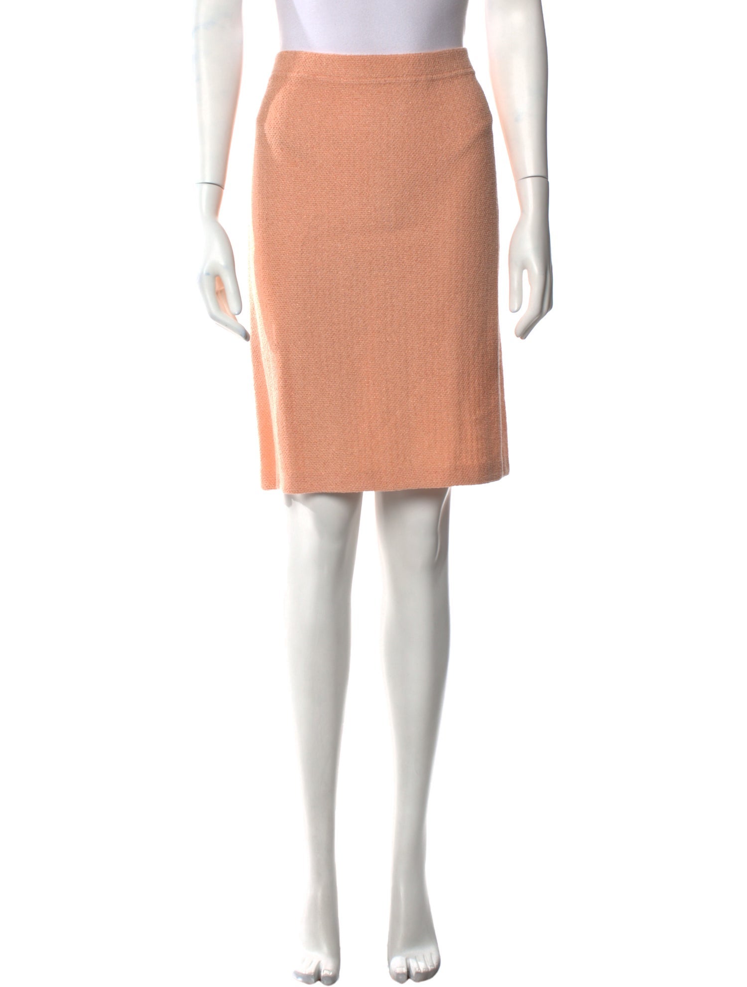 St. John Evening Wool Knee-Length Skirt