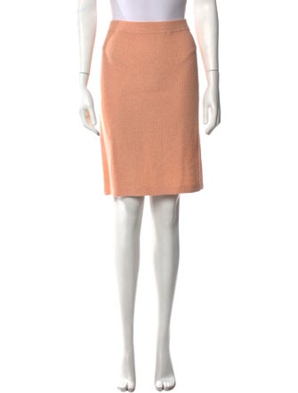 St. John Evening Wool Knee-Length Skirt