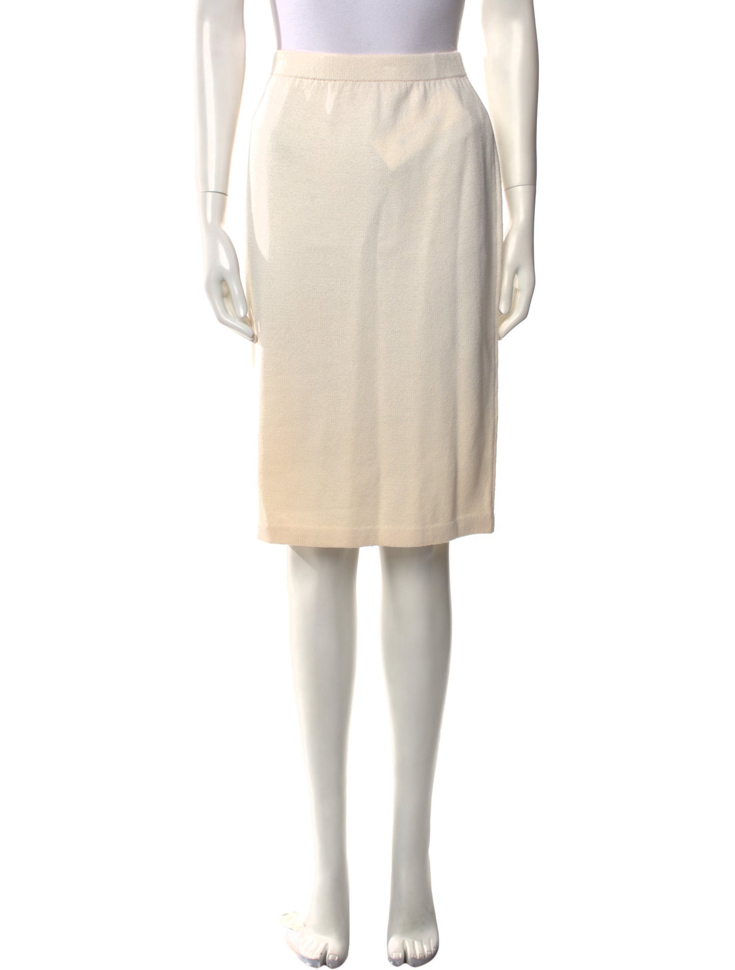 St. John Evening Wool Knee-Length Skirt w/ Tags