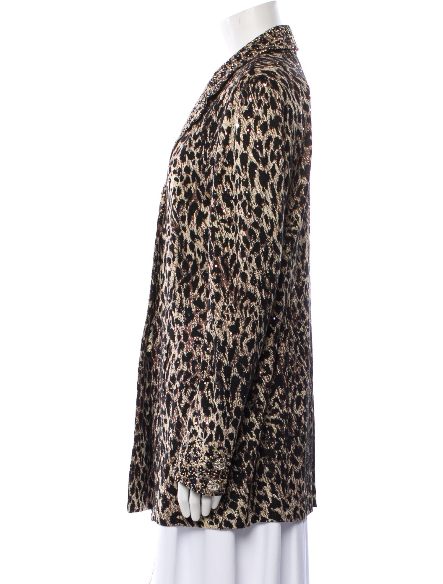 St. John Evening Animal Print Blazer