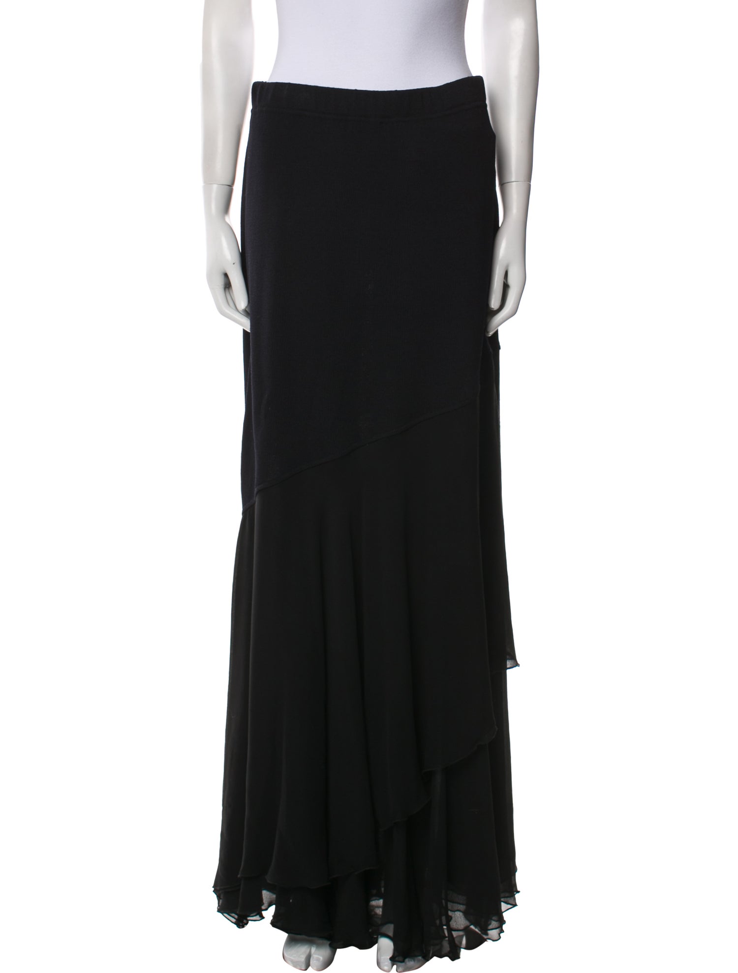 St. John Evening Silk Long Skirt