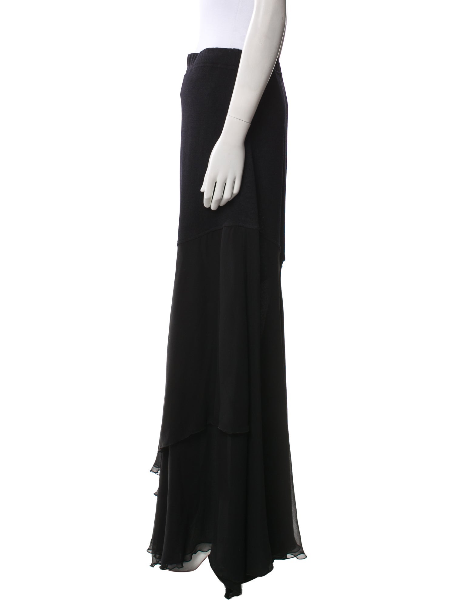 St. John Evening Silk Long Skirt