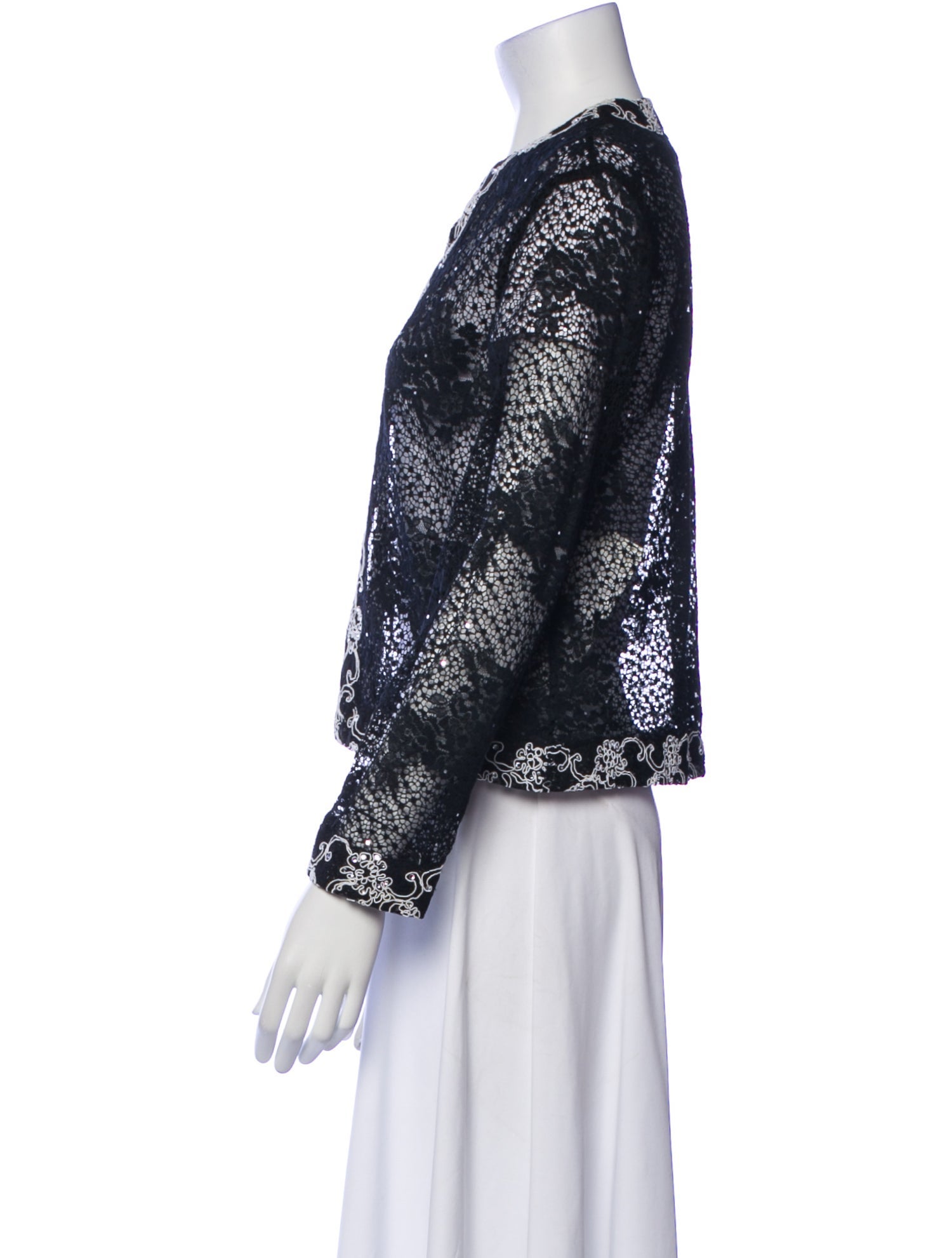 St. John Evening Printed Evening Jacket