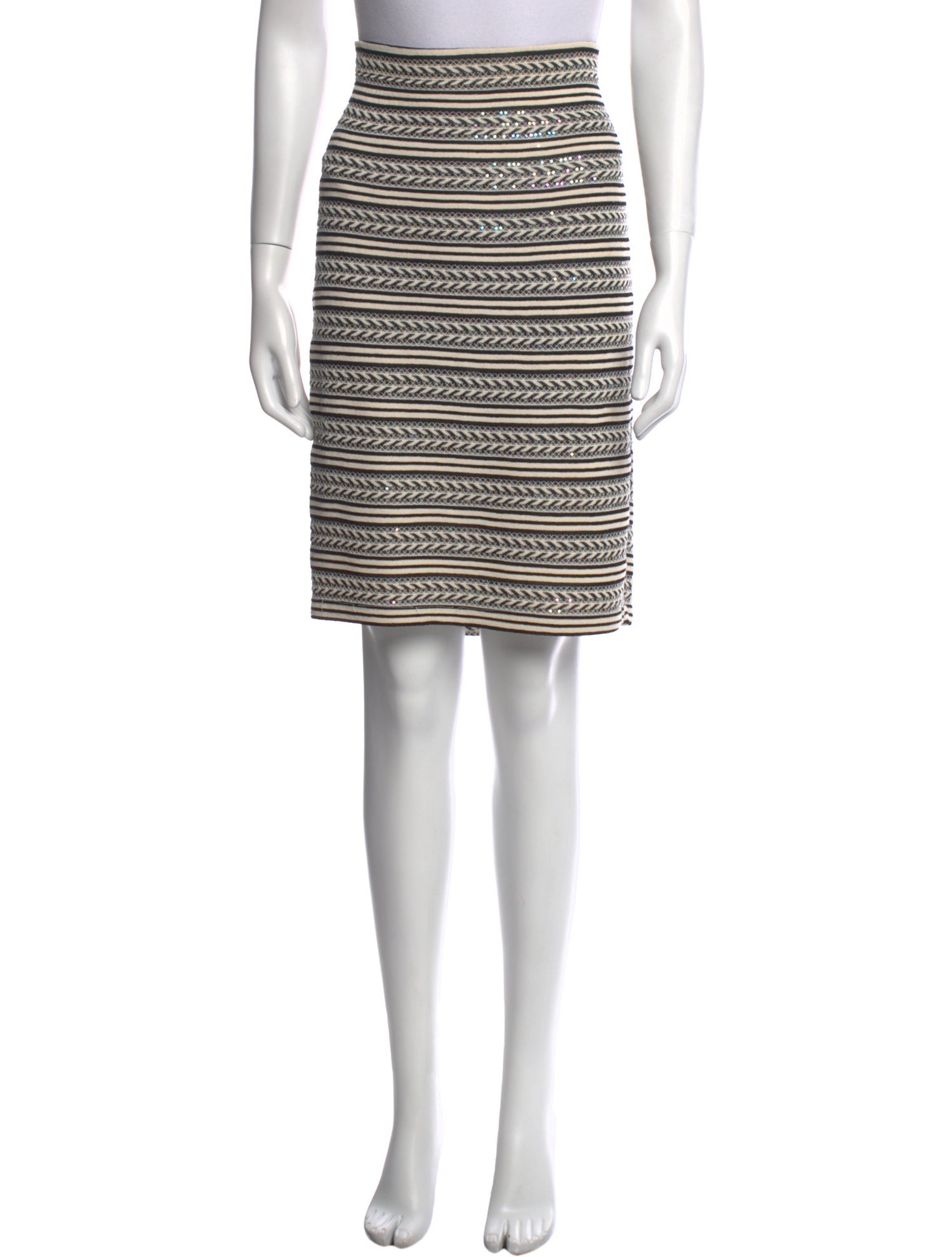 St. John Evening Printed Knee-Length Skirt