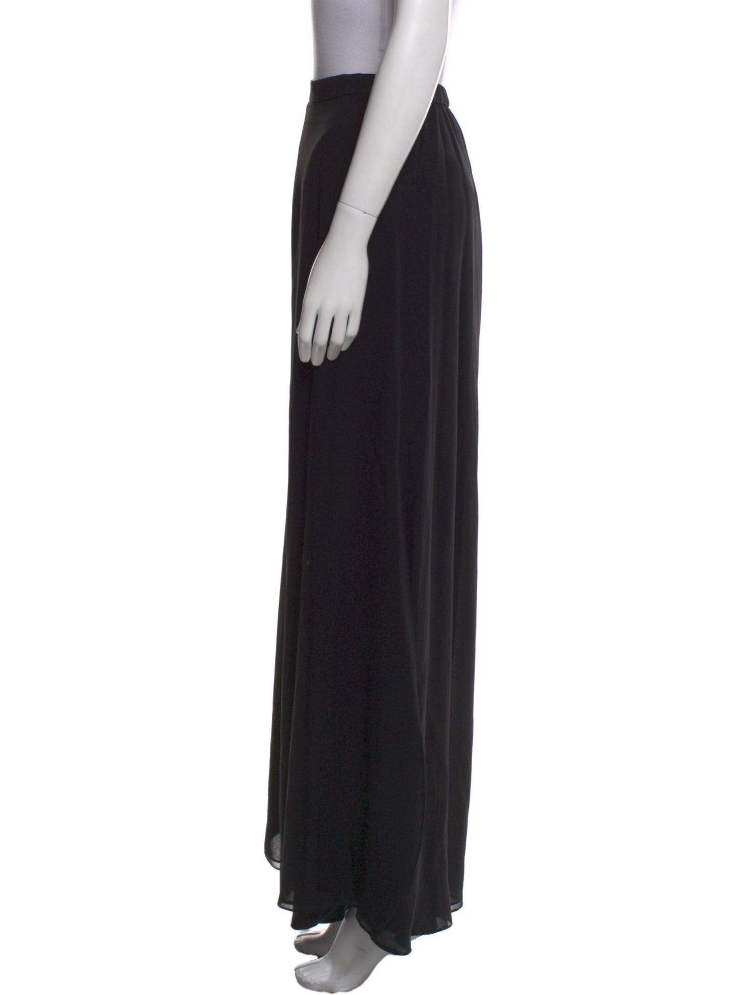 St. John Evening Silk Wide Leg Pants