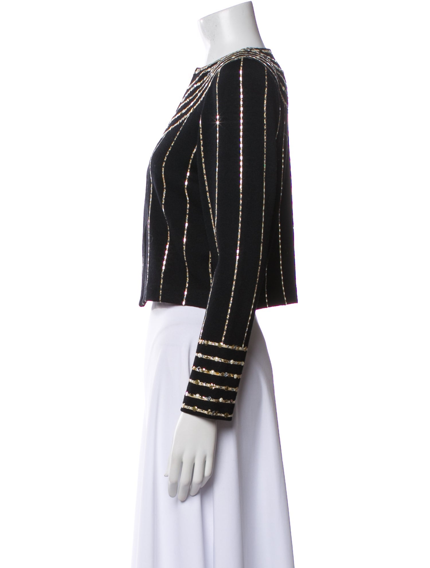St. John Evening Striped Evening Jacket