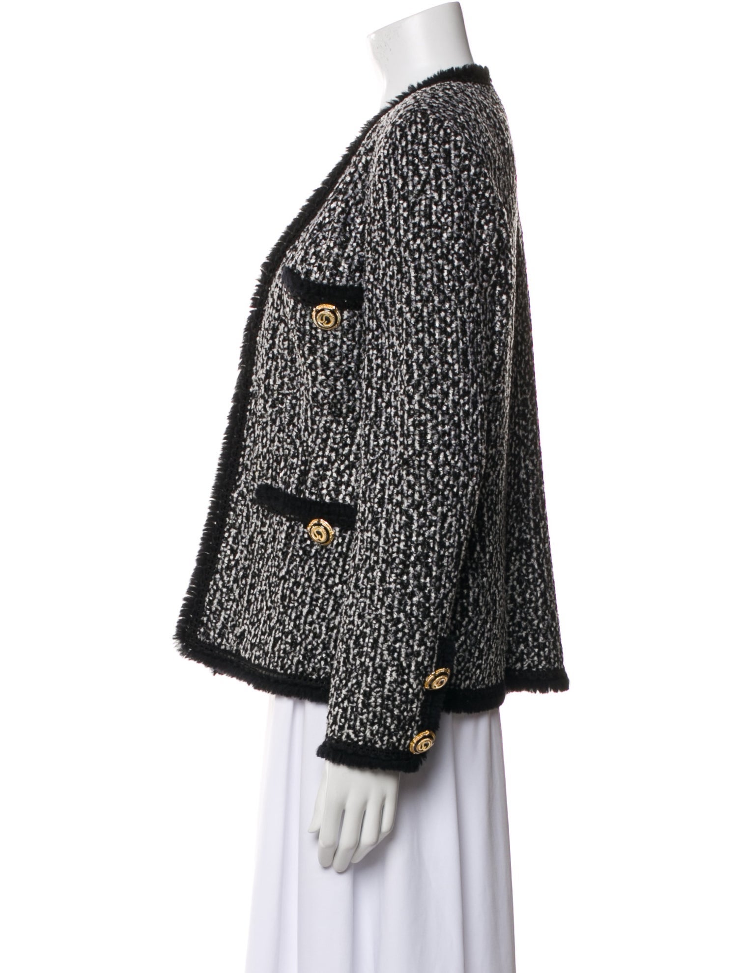 St. John Collection Tweed Tweed Pattern Blazer