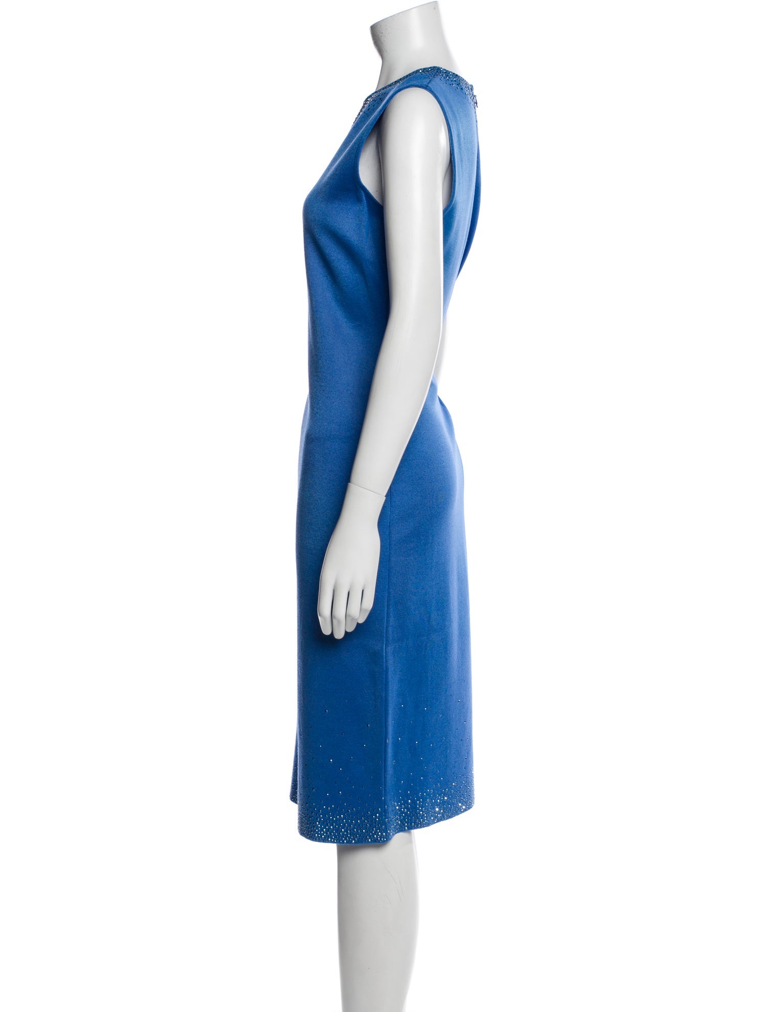 St. John Evening Crystal Embellishments Dress Set