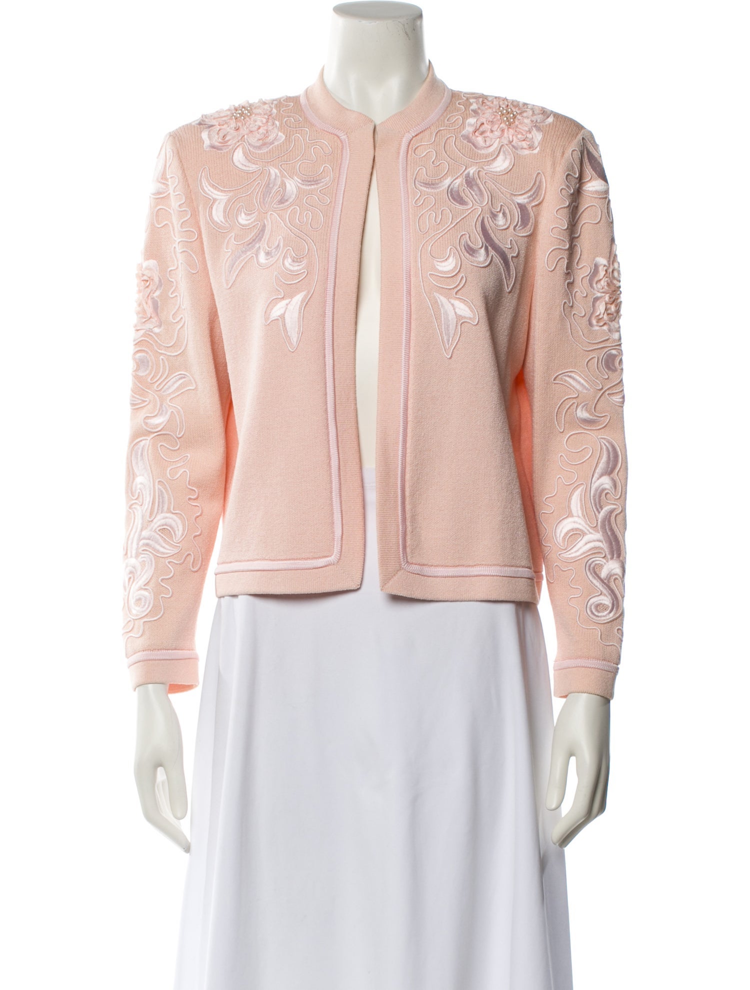 St. John Evening Tweed Pattern Evening Jacket