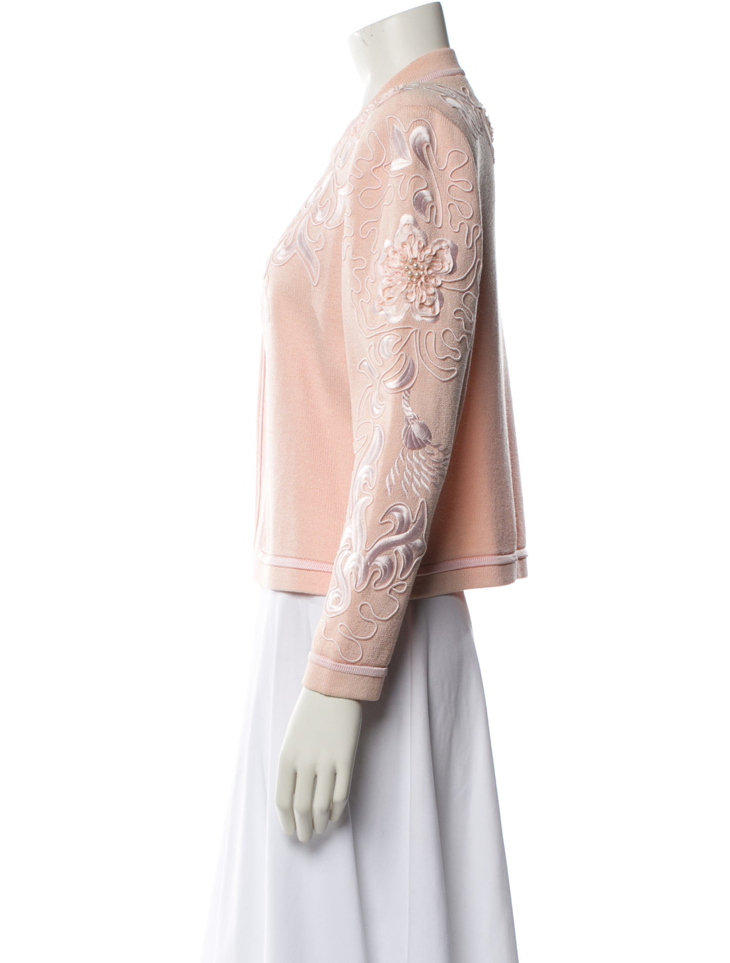 St. John Evening Tweed Pattern Evening Jacket