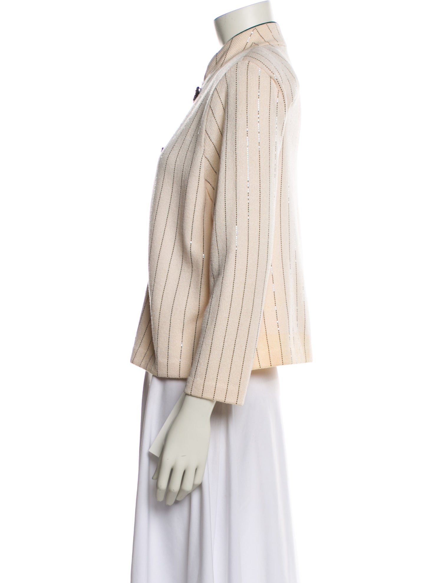 St. John Evening Striped Evening Jacket