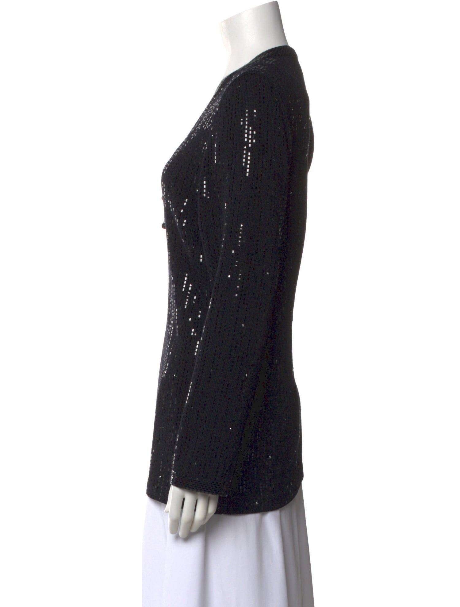 St. John Evening V-Neck Sweater