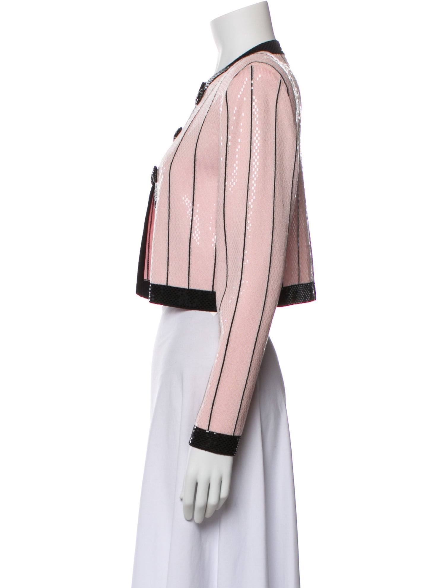 St. John Evening Striped Evening Jacket