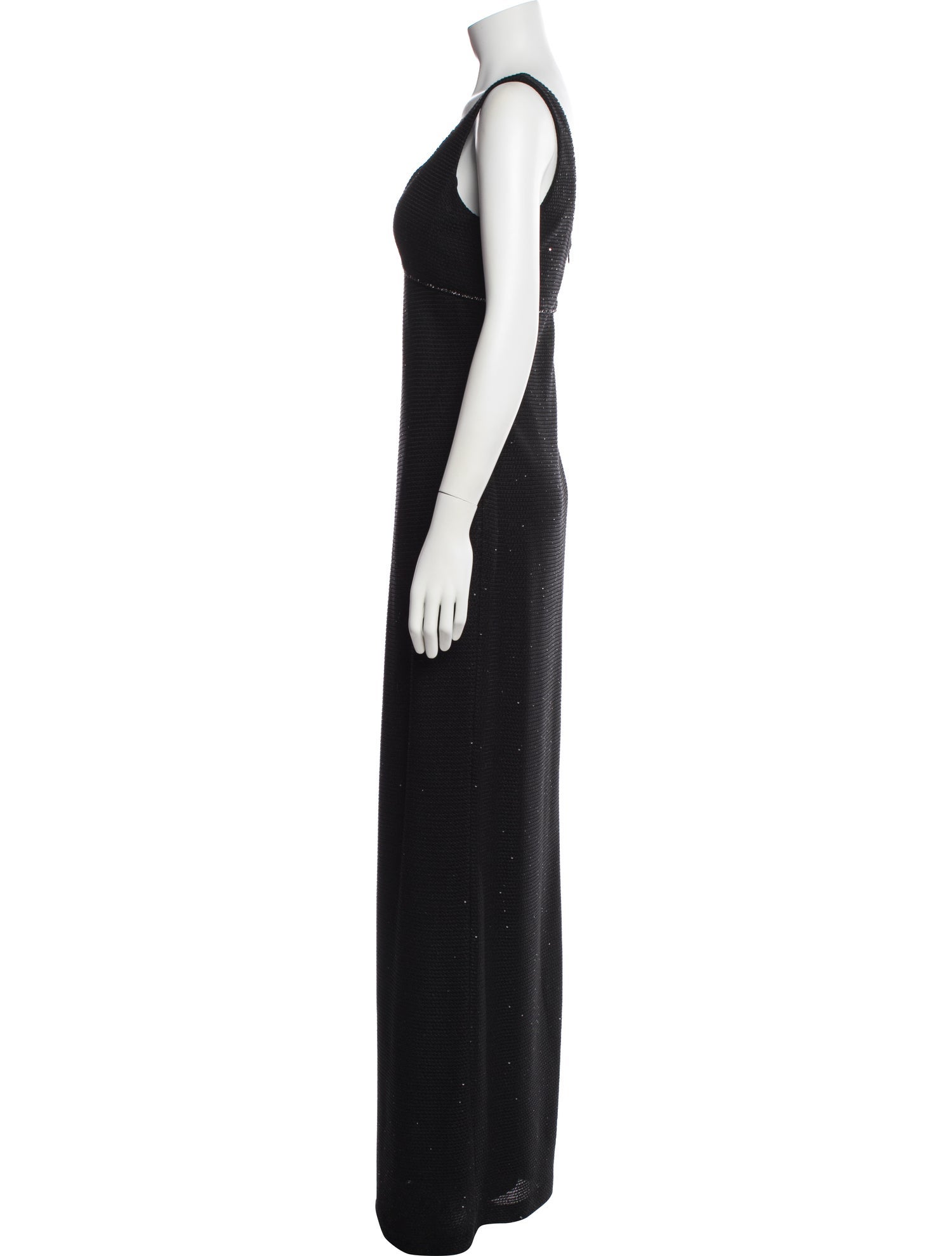 St. John Evening V-Neck Long Dress w/ Tags