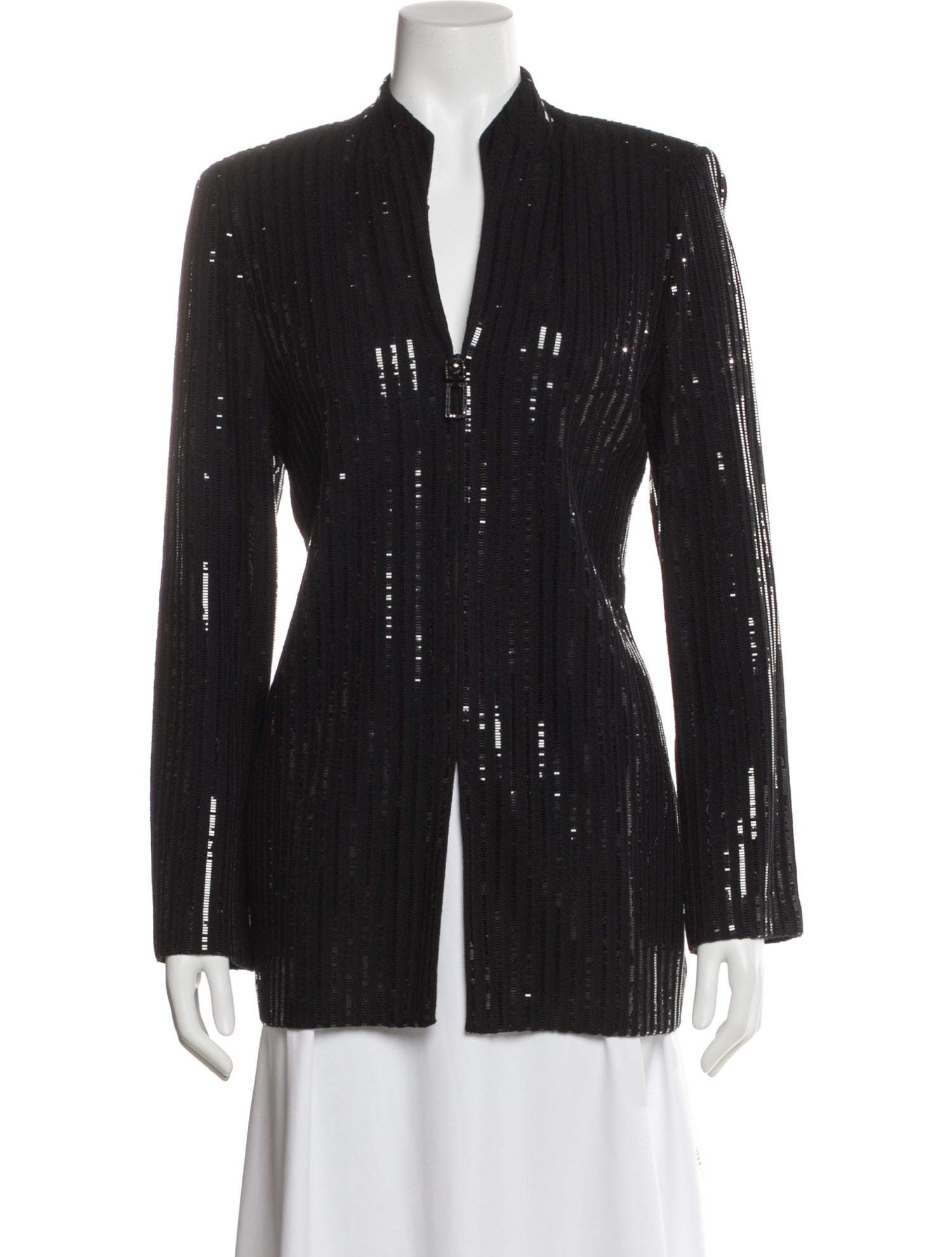 St. John Evening Striped Evening Jacket