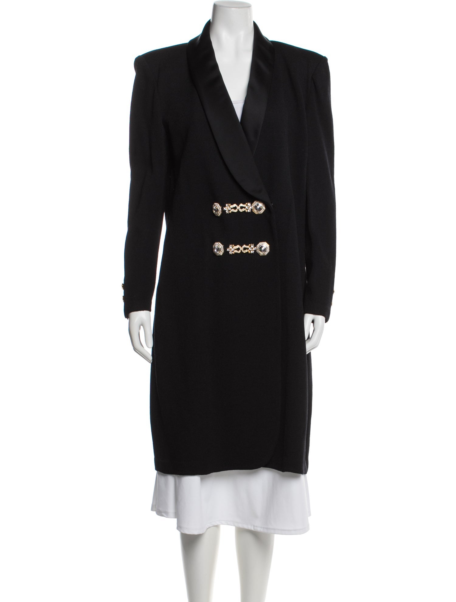 St. John Evening Wool Coat