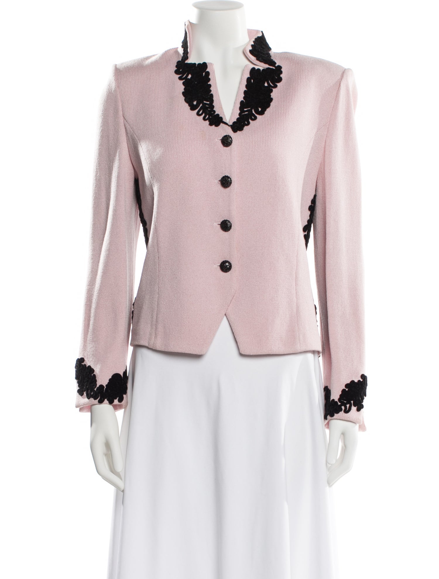 St. John Evening Striped Evening Jacket