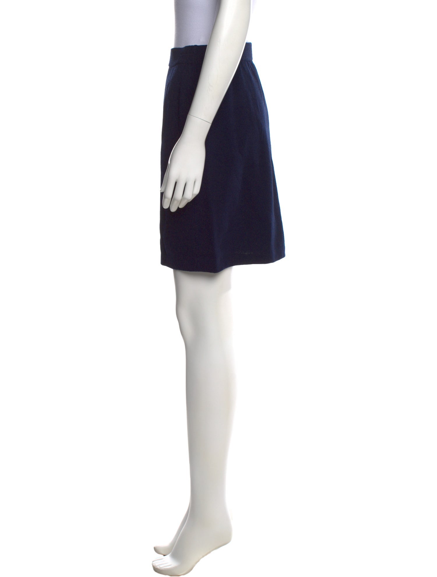 St. John Evening Wool Mini Skirt