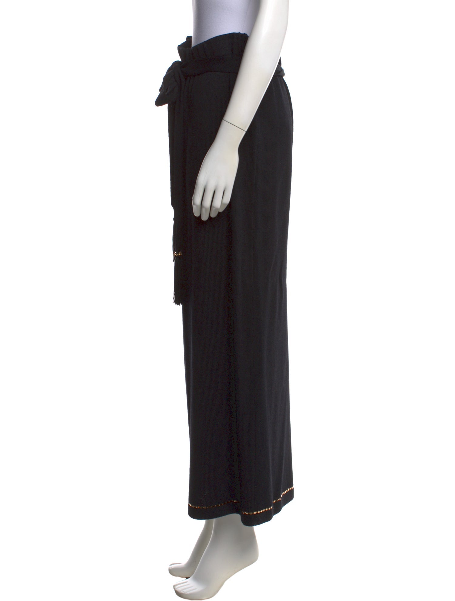 St. John Evening Wool Midi Length Skirt