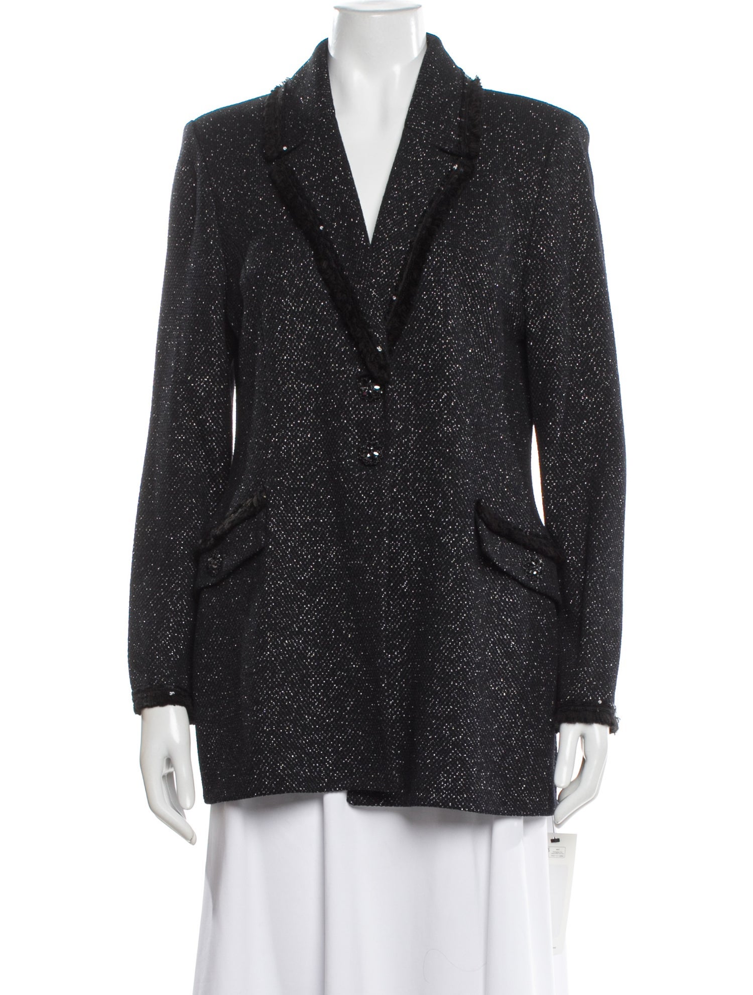 St. John Evening Striped Evening Jacket