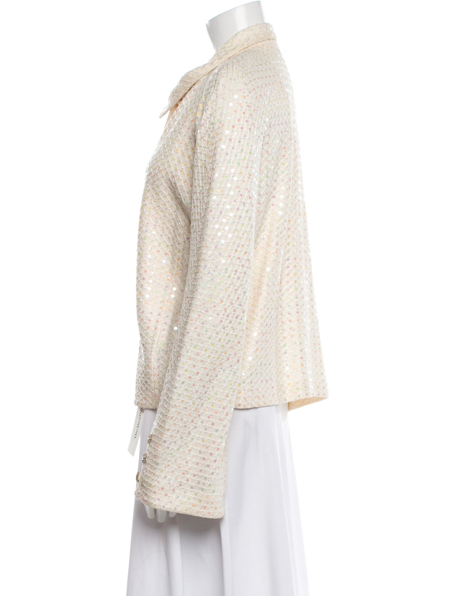 St. John Evening Tweed Pattern Evening Jacket